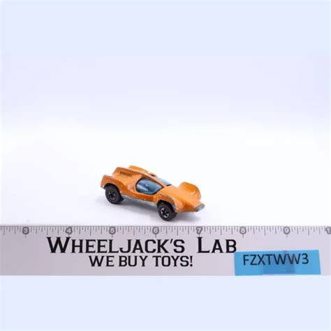 Double Vision Orange Enamel 1969 Hot Wheels Mattel Vintage Redline RL Wheeljack S Lab