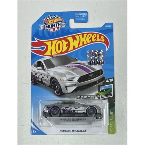 Hot Wheels 2018 Ford Mustang GT Zamac Factory Sealed 2019 Shopee Malaysia