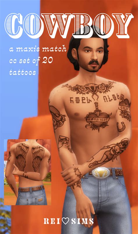 Sims 4 Maxis Match Tattoos