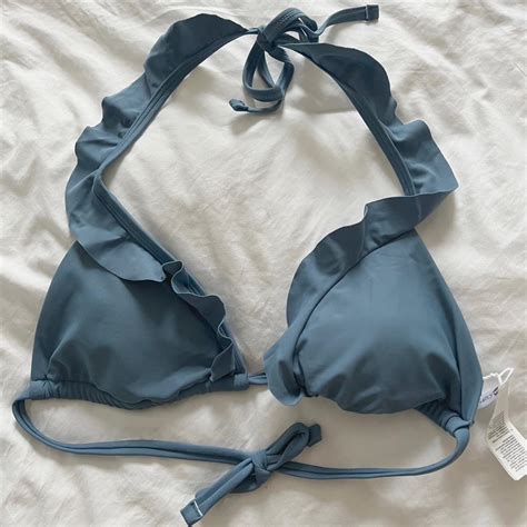 CUPSHE Blue Bikini Top Perfect Condition NEVER Depop