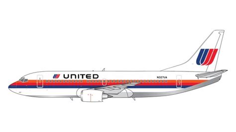 United Airlines Retro Boeing 737-300 Gemini Jets N327UA GJUAL1203 scale ...