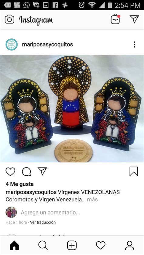 Pin De Roselin Tejera De Vargas En Virgenes Y Religioso Manualidades