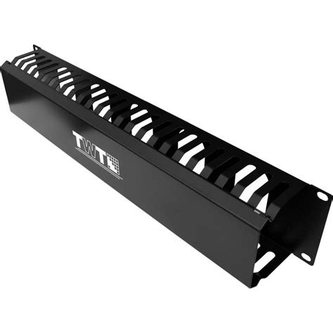 Кабельный органайзер 19 c крышкой на 24 порта, 2U TWT-ORG/CV24-2U ...