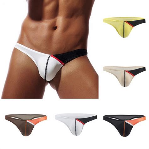 SEXY HERREN UNTERHOSE Slip G String Tanga Bikini Jockstrap Nahtlos Unterwäsch EUR 4 54