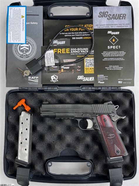 For Sale: Sig Sauer 1911 45 Auto (ACP) 5in Black N... near San Dimas