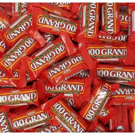 Buy 100 Grand Milk Chocolate Fun Size Candy Bars, Bulk (4 Pound ...