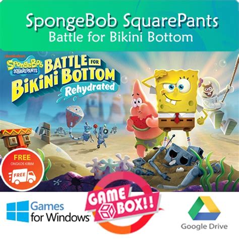 Spongebob Squarepants Battle For Bikini Bottom Rehydrated Digital Pc Laptop Games Waydigital