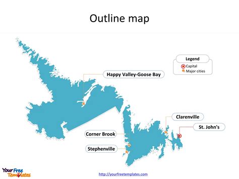 Map Of Newfoundland And Labrador Cities - China Map Tourist Destinations