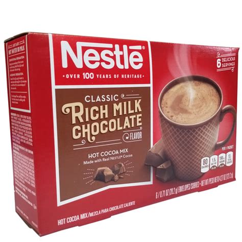 Nestle Hot Cocoa Mix Classic Rich Milk Chocolate Flavor Oz Box Count