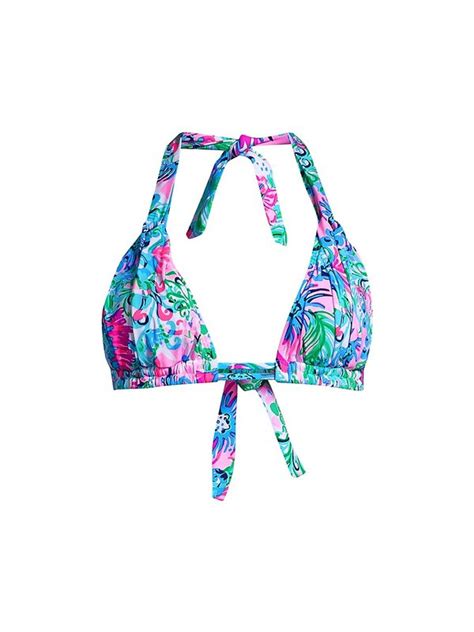 Lilly Pulitzer Women S Arika Triangle Bikini Top Editorialist