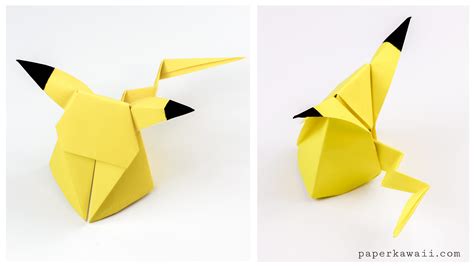 Origami Pikachu Bookmark