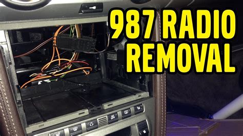 Porsche 987 Head Unit Removal Youtube