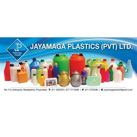 Jayamaga Plastic Pvt Ltd Piliyandala Plastic Manufacturers