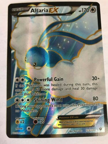 Altaria Ex Full Art Ultra Rare Xy Fates Collide Pokemon Holo Nm