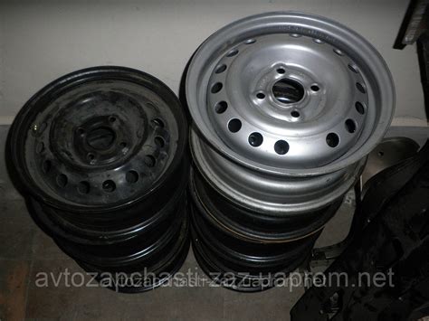 Диск колеса Ланос R13 T1301-3101015-02. Диски колесные черные. Диск ...