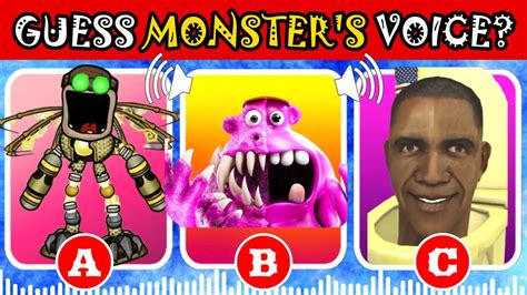 NEW GUESS THE VOICE THE MONSTERS EPIC WUBBOX SKIBIDI TOILET GARTEN