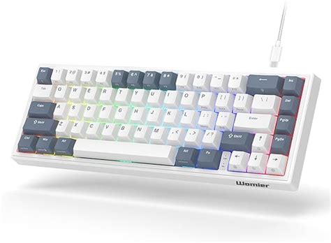 Amazon Womier Vk Percent Keyboard With Hot Swappable Wired Mechanical Gaming