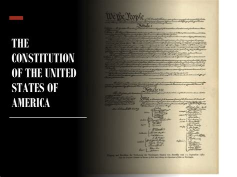 constitution principles history