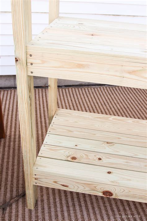 DIY Potting Bench With Decorative Roof Love Grows Wild