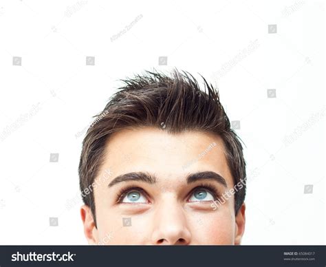 young attractive man face  stock photo  shutterstock