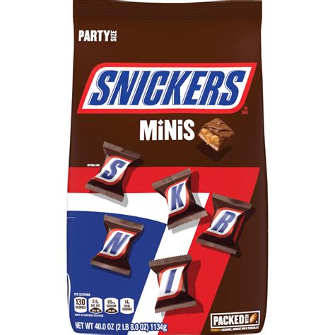 Snickers Minis Size Chocolate Candy Bars Bag 40 Oz Snickers®