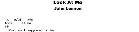 John Lennon Look At Me Guitar Lesson Tab Chords Jerry S Guitar Bar