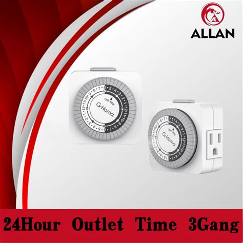 allan indoor mini  hour mechanical outlet timer shopee philippines