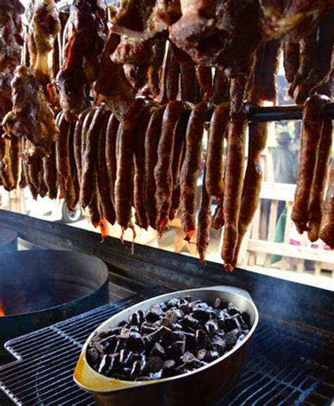 Morcillas Carne Ahumada Y Arroz Con Gandules Acomp Anos Al Rancho