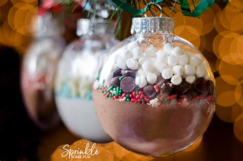 Hot Cocoa Mix Ornaments DIY Homemade Christmas Gift Idea