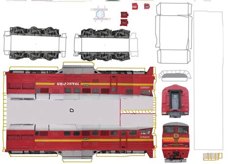 колекшин в 2025 г | Модели поездов, Бумажные модели, Поезд