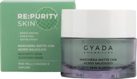 Gyada Cosmetics Re Purity Skin Sleeping Mask Ml Ecco Verde