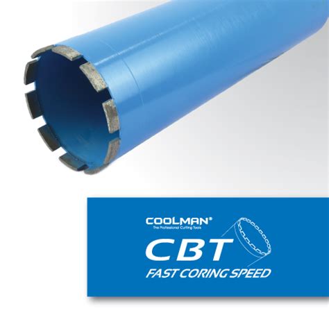 Coolman Diamond Wet Coring Bit Cbt Series