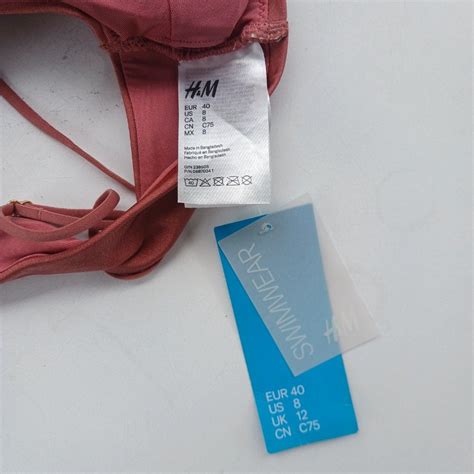 H M Bikini Top Women S Fashion Swimwear Bikinis Swimsuits On Carousell