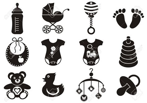 Черно белые рисунки для младенцев - 78 фото