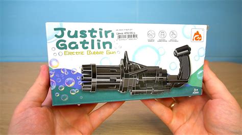 Пулемет Мыльные пузыри МИНИГАН - YouTube