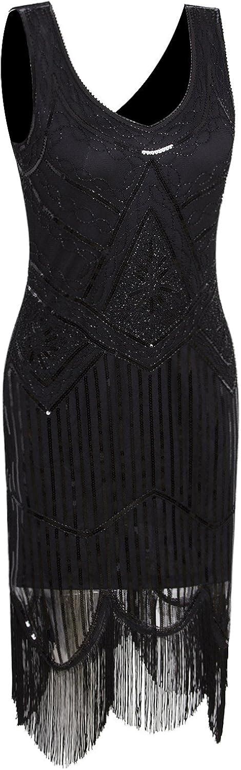 Buy Vijiv Women S S Gastby Inspired Sequined Embellished Fringed