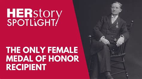 HERstory Spotlight The Only Female Medal Of Honor Recipient YouTube