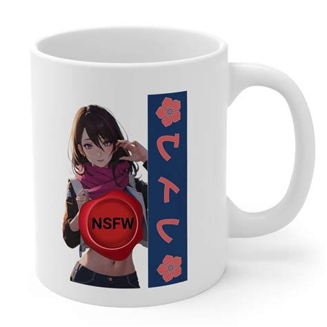 Hentai Ceramic Mug Hentaii Girl Waifu Anime Merch Anime Etsy