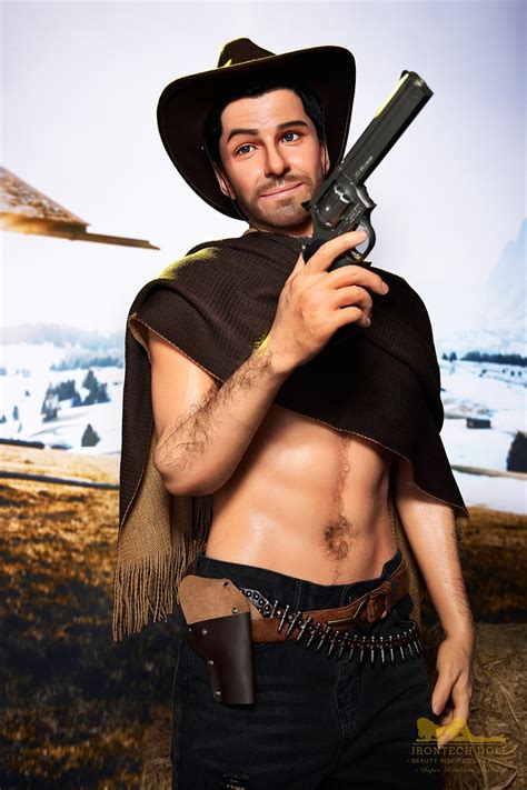 Irontech Allen 170cm M6 Full Silicone Real Life Cowboy Adult Love Doll Hot Sex Doll