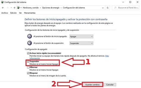 Como Activar Y Desactivar La Suspensi N En Windows