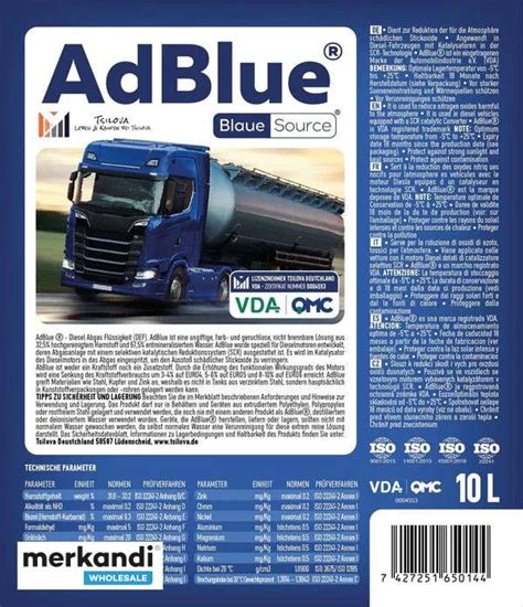 Adblue Liter Kanister Lkw Paletten Deutschland A Ware