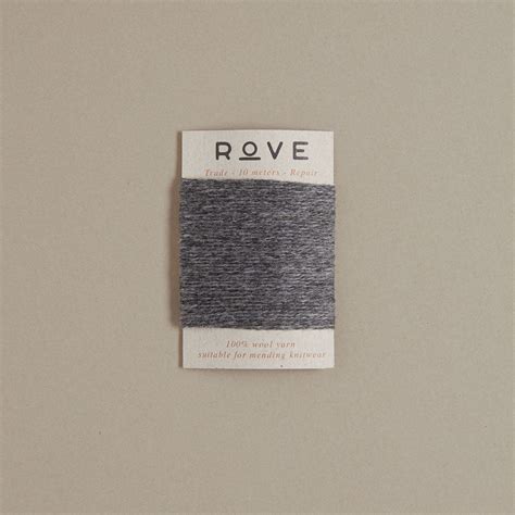 100 Mid Grey Merino Darning Wool Spun In Britain Rove Knitwear