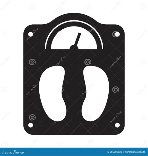Weight Management Icon. Diet Scale Illustration Vector Stock Vector