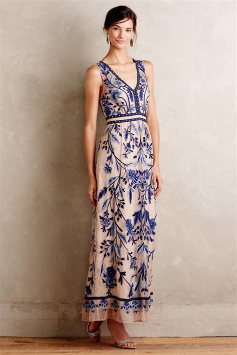 Lyst Moulinette Soeurs Willowpark Maxi Dress In Blue