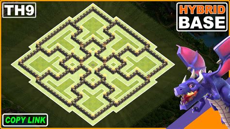 Ultimate Town Hall 9 Base with Centralized Town Hall [COPY LINK] - Base ...