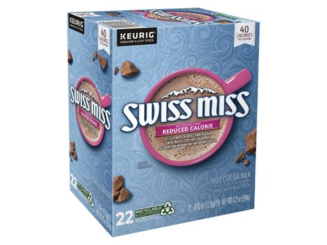 Swiss Miss K Cup Reduced Calorie Hot Cocoa Box Mfr Newegg