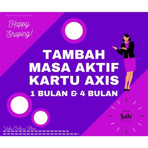 Jual TAMBAH MASA AKTIF AXIS 1 BULAN 4 BULAN PER TEMBAK MASA AKTIF