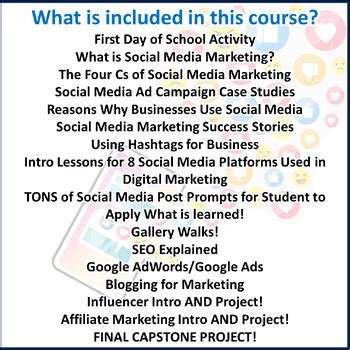 Social Media Marketing Course Bundle FULL SEMESTER Class Digital