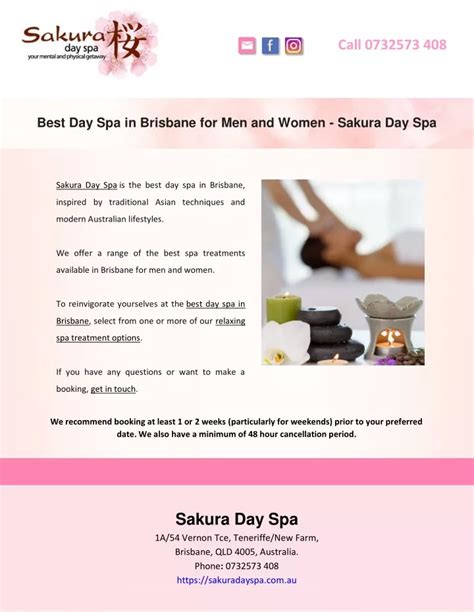 Ppt Best Day Spa In Brisbane For Men And Women Sakura Day Spa Powerpoint Presentation Id