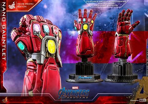 Hot Toys Marvel Avengers Endgame Scale Nano Gauntlets Figures